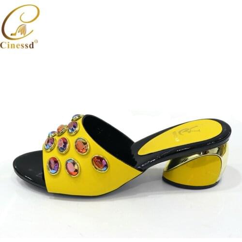 Latest Design Heel Slippers Women Sandals Summer Shoes Women Pumps New Shoes Sexy Mid Heels Ladies Party Stiletto