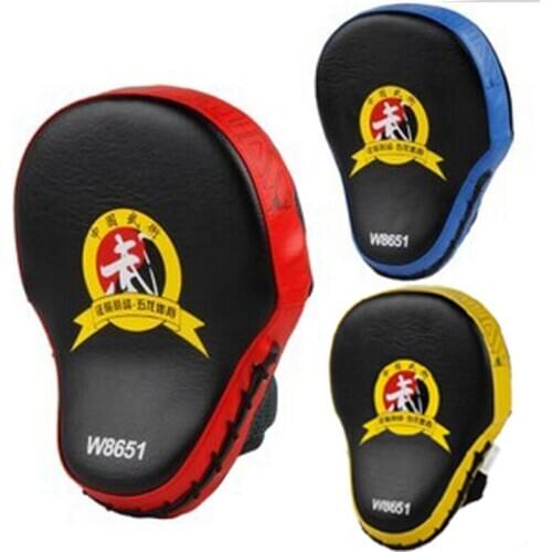 New Hand Target MMA Focus Punch Pad Boxing Training Gloves Mitts Karate Muay Thai Kick Fighting Yellow Boxing Pads Kick Training