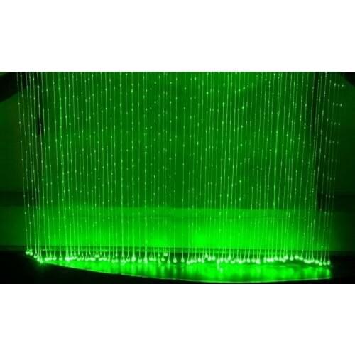 PMMA plastic fiber optic cable 700M/roll light engine Ceiling Hanging curtain decor flash point Sparkle LED side Pointed 1.5MM