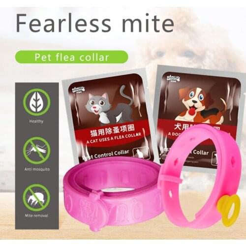 Flea Tick Collar For Dogs Cats Pet Adjustable Dog Collar Waterproof Cat Dog Collar Cute Dog Cat Products Pet Accessories