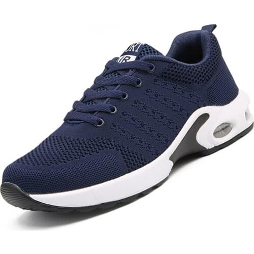 Running Shoes New Light Breathable Air Cushion Shoes Mesh Men Brand Outdoor Sport Shoes Women Fashion Sneakers 2021 Lace-up 1713