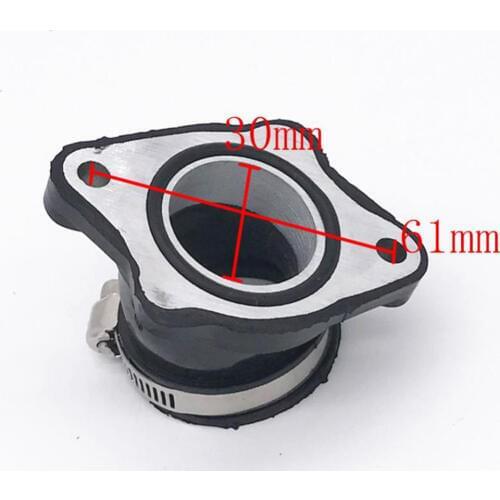 Intake Carburetor Boot Flange 30mm For CG 200-250cc ATV Go Kart Buggy