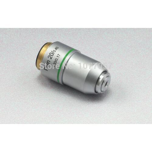 Top quality 20x Microscope plan Objective/plan objective 20X /WD1.16mm,DIN45mm for biological microscope