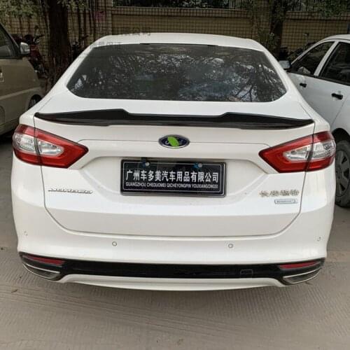 For Ford Mondeo 2013-2017 high quality Carbon Fiber rear boot Wing Spoiler Rear Roof Spoiler Wing Trunk Lip Boot Cover