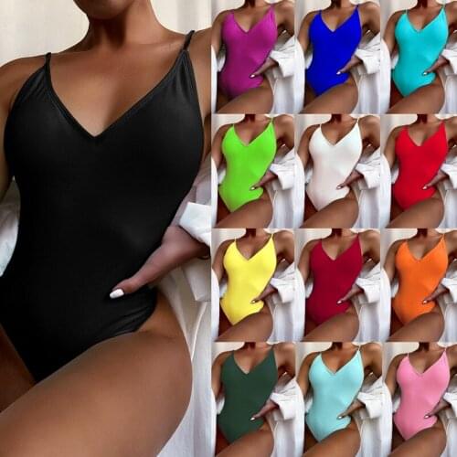 Swimsuit woman 2020 new ladies swimsuit all-in-one one-piece swimsuit bikini sexy beach swimwear hot style swimsuit one piece