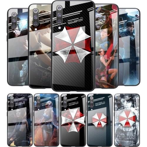 Game Biohazard Umbrella For Xiaomi Mi 11 11i 10T CC9E 9T Note 10 Ultra Pro Lite 5G Tempered Glass Phone Case