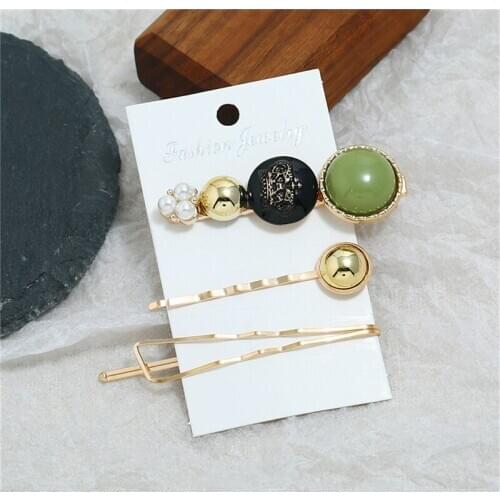 1Set Metal Hair Clips Women Hairpin Girls Hairpins Barrette Bobby Pin Hairgrip Hair Accessories New Arrival