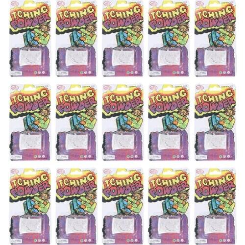20PCS Halloween Trick Prop Itching Powder Prank Party Supplies Perfect For Joke Surprise April Fools' Day