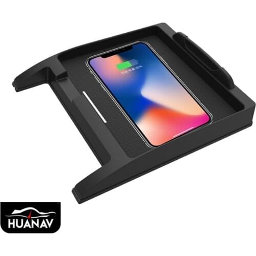 QI Car Wireless Charger For for Range Rover Vogue 2014 Intelligent Infrared Fast Wireless Charging Car Phone Holder For iphone
