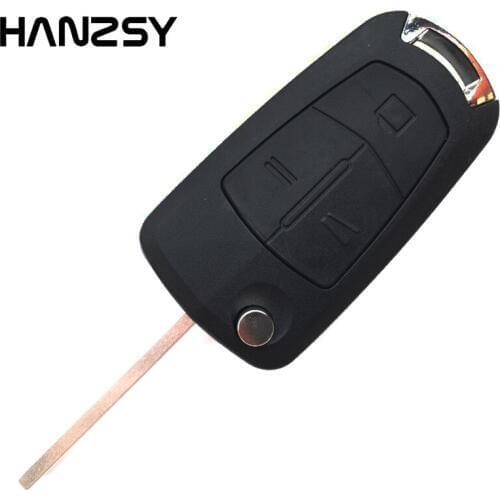 3 buttons Folding Flip Car Key Case blank Fob For Opel Vectra zafira Astra Vauxhall Replacement Remote key housing Shell Cover