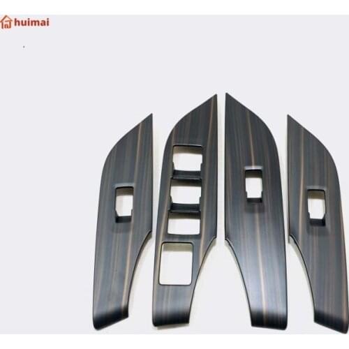 For Toyota Rav4 2019 2020 2021 Interior Accessories Car Window Glass Lift Switch Panel Armrest Decoration Trim Cover