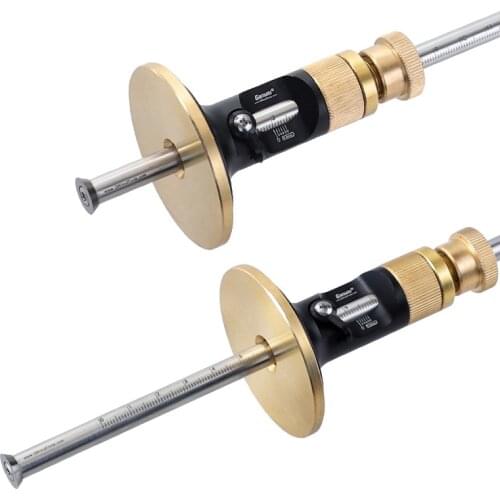 European Style Scribe 0.2mm Precision Fine-Tuning Blade Scribing Tools With 2 Replacement Cutters Wheel Marking Gauge