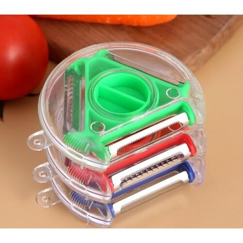 Function 3 In 1 Kitchen Tools Fruit and Vegetable Peeler Vegetable Shredding Tool Stainless Steel Blade Easy To Clean Replace
