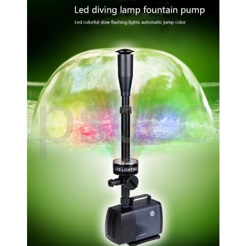 Koi fish pond landscape pond water feature pond Pool Fish Pond LED Submersible Pump Fountain Maker For Garden Landscaping