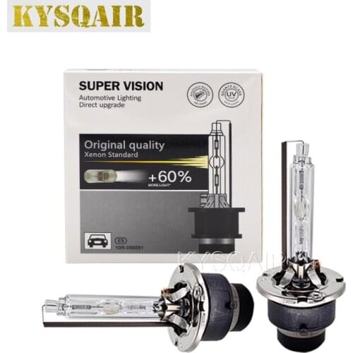 KYSQAIR 2PCS High Bright OEM 35W D2S Xenon HID Bulbs 4300K 5000K 8000K 6000K D1S Xenon Car Headlamp Light D2S D3S D4S Auto Light