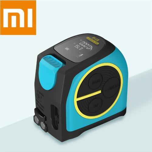 Xiaomi Mileseey DT10 Laser Tape Measure 2-in-1 Digital Laser Measure Laser Rangefinder with LCD Digital Display,Magnetic Hook