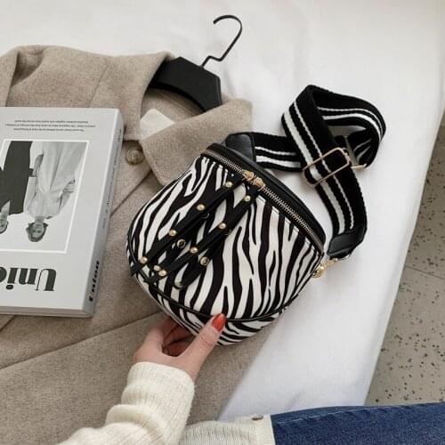 Retro Bucket Small Bag for Women 2020 New Fashion Woolen Shoulder Messenger Saddle Bag Laides Party Purses and Handbags Bolsa Gg