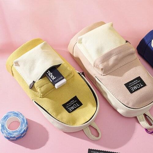 Teenager Cute Pencil Case Student Multifunctional Scholl Supplies Pen Bag Large Capacity Supplies Stationery Bag Student Clutch