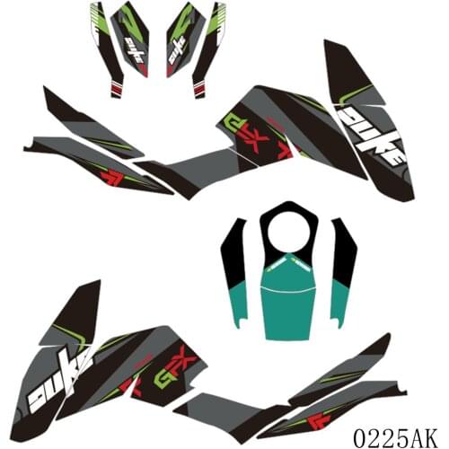 Full Graphics Decals Stickers Motorcycle Background Custom Number Name For KTM DUKE 125 200 390 2013 2014 2015 2016 2017