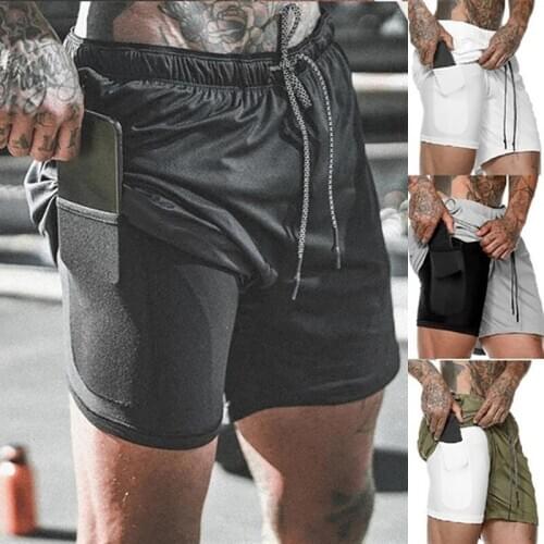 2020 New Summer Men Fitness Shorts Sports Running Beach Shorts Mens Gym Shorts Bodybuilding Shorts