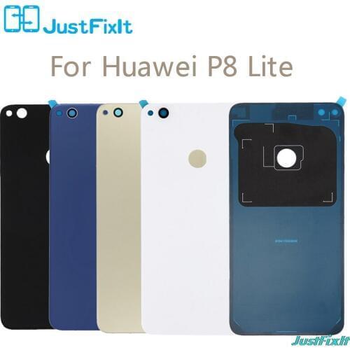 Original For Huawei P8 Lite 2017 Back Battery Cover Rear Door For Huawei P9Lite 2017 Back Glass Cover Housing Case Panel