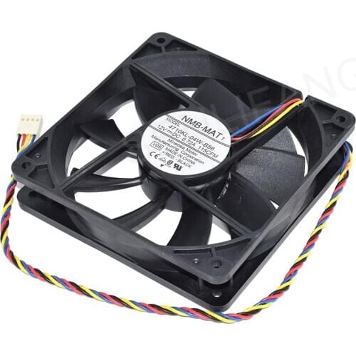 Original For NMB 4710KL-04W-B56 120x120x25mm DC 12V 0.72A Four Wire Cooling Fans