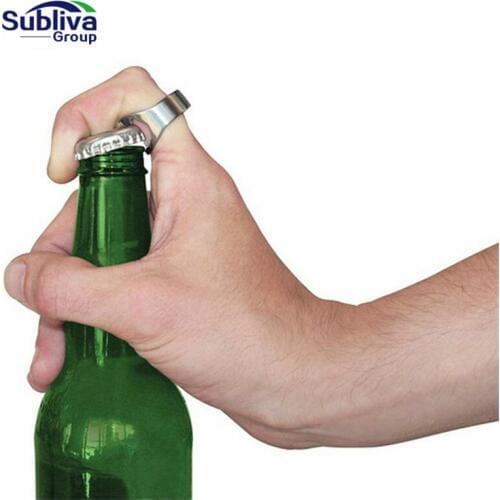 Beer Opener Finger Ring Bottle Opener Flesopener Bier open Tools Easy Hand Finger Ring Open For Bar Home Outside Party
