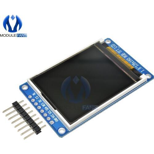 1.8" 1.8 inch Full Color 128x160 SPI Full Color TFT LCD Display Module ST7735S 3.3V Replace OLED Power Supply for Arduino