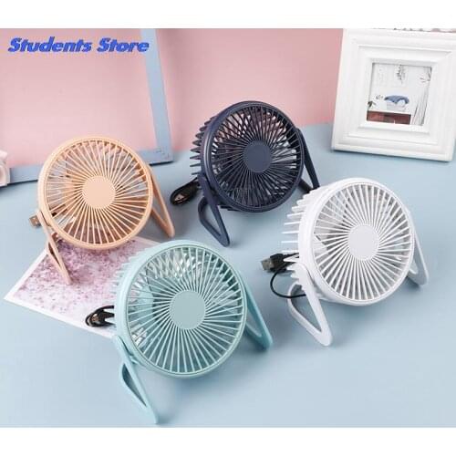 Mini Handheld Portable Fan USB Desk Fan Small Quiet Portable Fan for Desktop Office Table Adjustment Plug