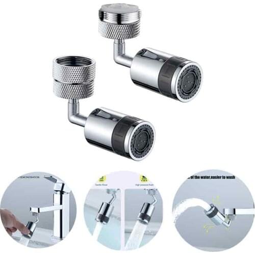 720 Degrees Splash Filter Faucet Spray Head Anti Splash Filter Faucet 22-24mm Movable Kitchen Tap Water Saving Nozzle Sprayer