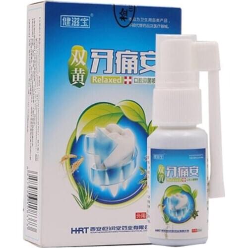 20ml Toothache Spray Remove Periodontitis Relief Teeth Worms Cavities Pain Oral Tooth Dental Cleaning Care
