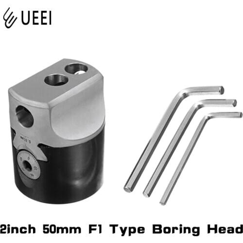 1pc 2inch 50mm F1 Type Boring Head 12mm Lathe Boring Bar Milling Holder For MT2 MT3 R8 NT30 NT40 C20 Shank Milling Machine Tools