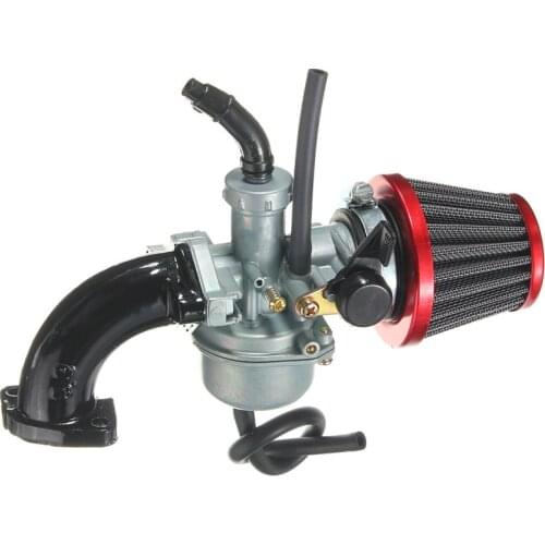 22mm PZ22 carburetor air filter intake pipe for 110cc 125cc SSR Lifan CRF50 Pit Dirt Bike Motorcycle ATV