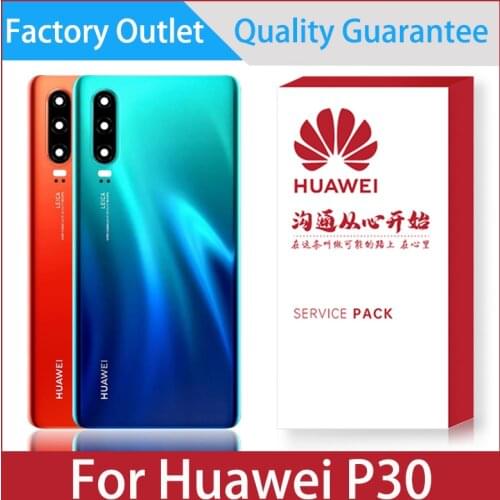 Back Cover For Huawei P30 Back Battery Cover Rear Housing Door Case Housing Panel With Camera Lens