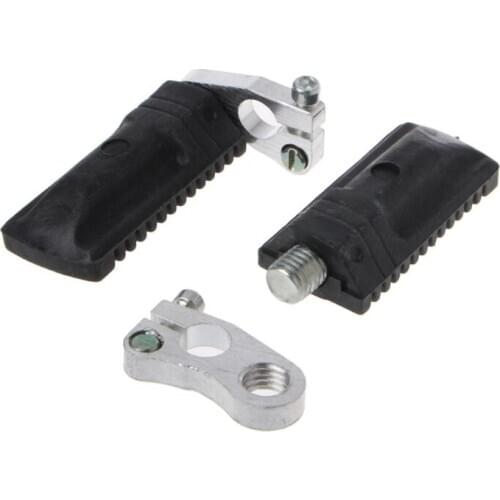 1 Pair Motorcycle Pedals Foot Pegs Rest Footrests Footpegs For 47/49cc Pocket Dirt Bike Mini Moto Quad ATV