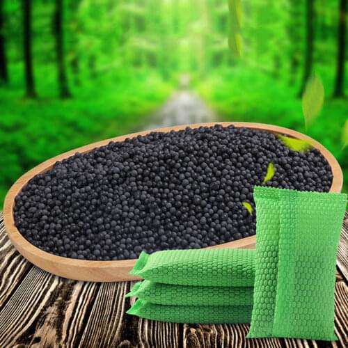 1Pc Air Purifying Bag Odor Absorber Bamboo Charcoal Activated Carbon Air Freshener Deodorant 100% Natural Bamboo Charcoal Bag
