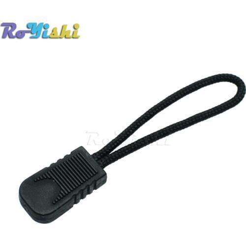 100pcs/pack Zipper Pulls Cord Rope Ends Lock Zip Clip Buckle For Clothing/Bags