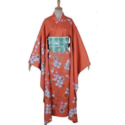 2017 Super Danganronpa 2 Hiyoko Saionji Hiyoko Kimono Cosplay Costume Adult Women Outfit Clothing Dress