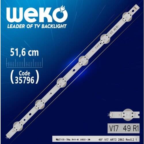 49 V17 ART3 2863 REV0.2 1 - V17 49 R1 - 51.6 CM 6 LED- (WK-1262)