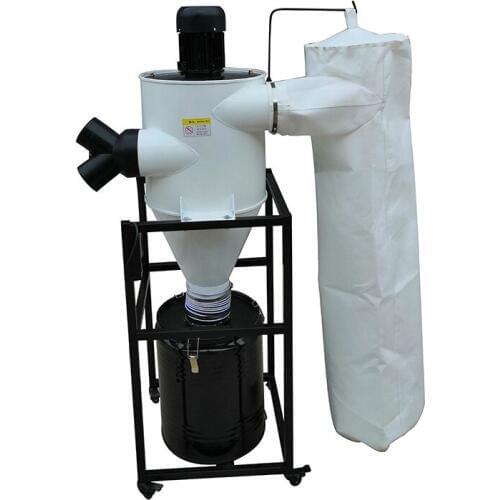 750w-2.2kw Industrial Mobile Dust Collector Cyclone Bag Dust Collector Dust Collector Vacuum Cleaner Engraving Machine