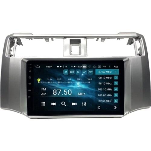 CarPlay & Android Auto DSP 1 din 9" PX6 Android 10 Car Radio DVD GPS Video Player WIFI for Toyota 4Runner 2009-2019