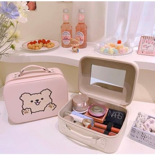 Free Shipping Women Cosmetic bag High Quality Make Up Bag Organizer Travel Cosmetic Case For Female Storage Toiletry Bag