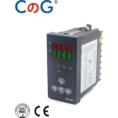 CG 48*96mm 1300 Degree Input K J PT100 0-10V 4-20mA Output SSR Relay 220V 24V 380V Thermostat 1 Alarm PID Temperature Controller