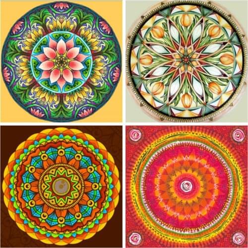 EverShine Diamond Painting Full Square Mandala Cross Stitch Mosaic Art Kits Diamond Embroidery Rhinestones Flowers New Arrivals