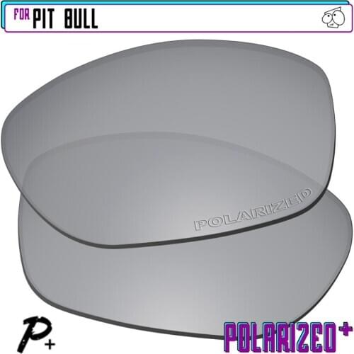EZReplace Polarized Replacement Lenses for - Oakley Pit Bull Sunglasses - Silver P Plus