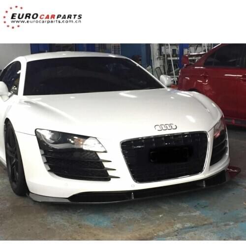 R8 LB body kits fit for AD R8 to LB / for Artisan style carbon fiber for R8 front lip side skirts, diffuser trunk spoiler for R8