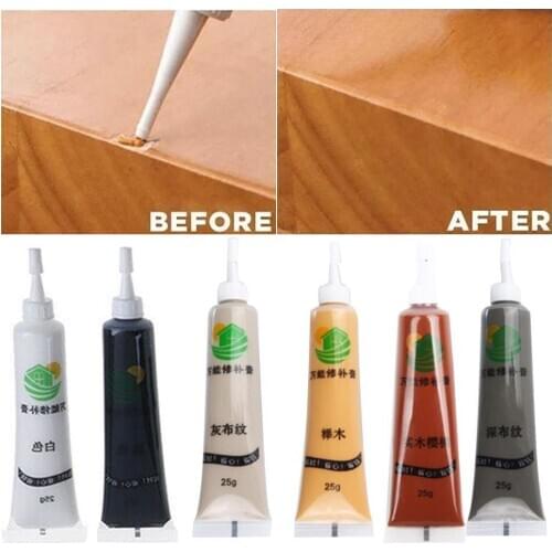 Wood Scratch Concealer Furniture Refinishing Repair Pothole Scratch Filler Pen Color Paste Free Material Shipping Repair Pa K7M4