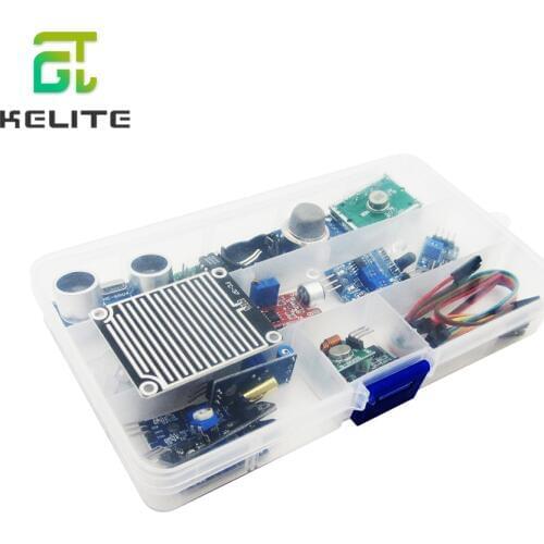 HOT! 16pcs/lot Raspberry Pi 3&Raspberry Pi 2 Model B the sensor module package 16 kinds of sensor +1