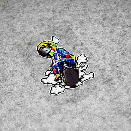 Motorcycle Helmet GP Sticker Car Vinyl PVC Decals for Rossi Locotive Truck Vans Motorcycle Scratches Cover