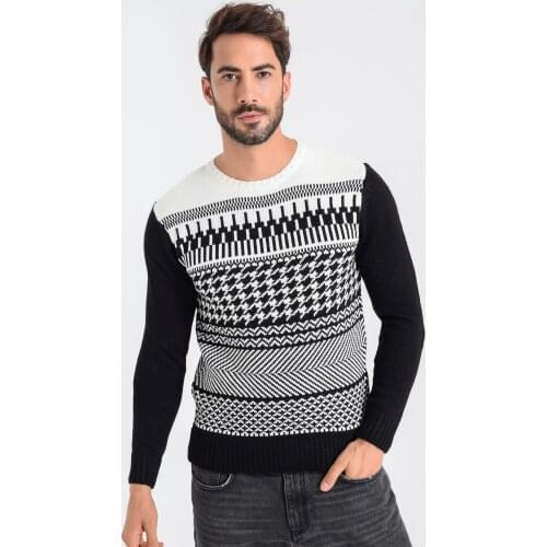 Heyss O Neck Male Knitwear Sweater